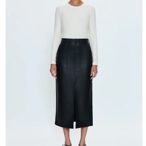 Pistola Elegant Black Pencil Skirt
